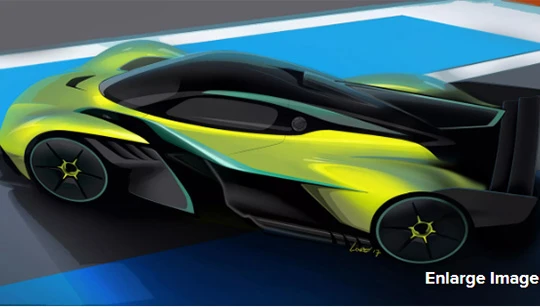 Aston Martin Valkyrie AMR . Ảnh: Cnet
