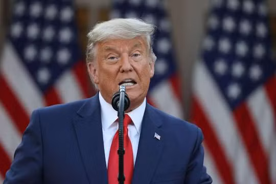 Tổng thống Trump đã mỉa mai chiến thắng của đối thủ trên tài khoản Twitter của mình.