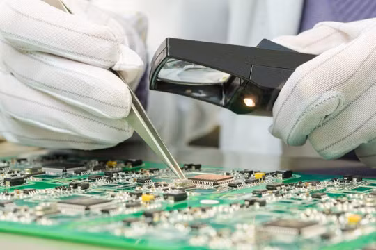 Việc sản xuất chất bán dẫn của Trung Quốc đã tăng mạnh vào năm 2020 bất chấp những trở ngại từ các lệnh thắt chặt hạn chế của Mỹ. Ảnh: SCMP