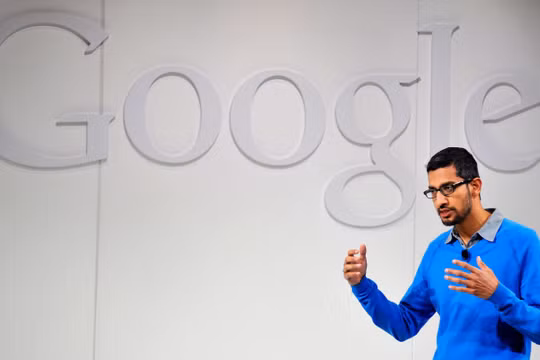 CEO Google Sundar Pichai. Ảnh: TechCrunch