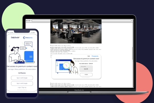 Câu chuyện về tường phí (Paywall) đang được một bộ phận không nhỏ người đọc coi là “chi phí phiền toái". Ảnh: Fewcents