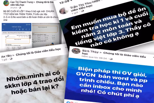 Mua bán sáng kiến kinh nghiệm và nhiều thứ khác trong giáo dục - ảnh Google