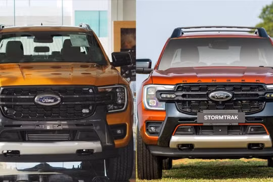Chênh lệch 60 triệu đồng, chọn Ford bán tải Ranger Stormtrak hay Wildtrak