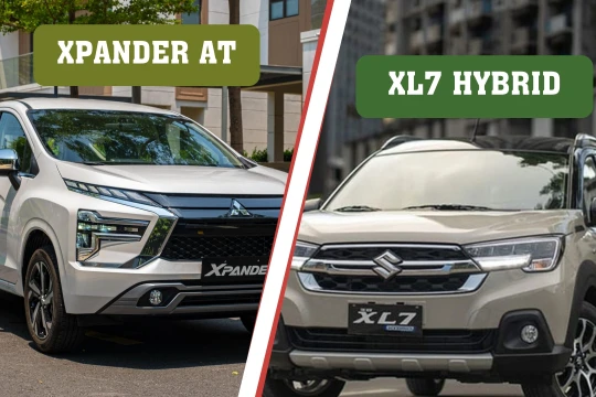 MPV 7 chỗ chọn Suzuki XL7 Hybrid hay Mitsubishi Xpander AT?