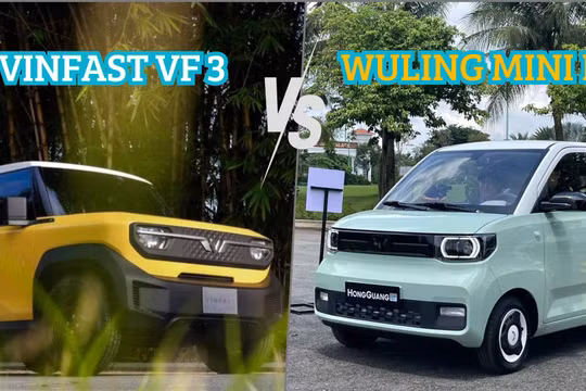 Với 300 triệu đồng, chọn VinFast VF 3 hay Wuling Hongguang Mini EV?