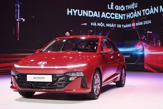 Hyundai Accent 2024 ra mắt, cạnh tranh với đối thủ Toyota Vios