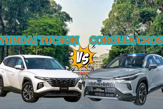 Trên dưới 900 triệu đồng, chọn SUV gầm cao Hyundai Tucson hay Toyota Corolla Cross?