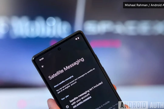 Android 15 có thể cho phép bạn gửi tin nhắn văn bản qua vệ tinh (Ảnh: Android Authority)
