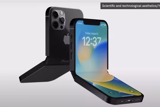iPhone Flip: Đến khi nào Apple mới bước chân vào cuộc đua smartphone màn hình gập? (Ảnh: Android Authority)