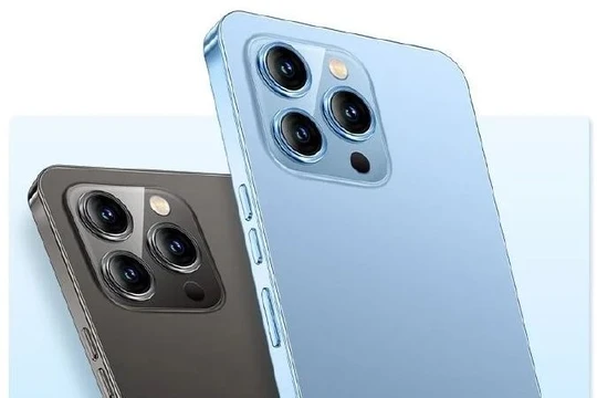 Mẫu điện thoại có vẻ ngoài iPhone 14 Pro nhưng lại chạy hệ điều hành Android (Ảnh: Gizmochina)