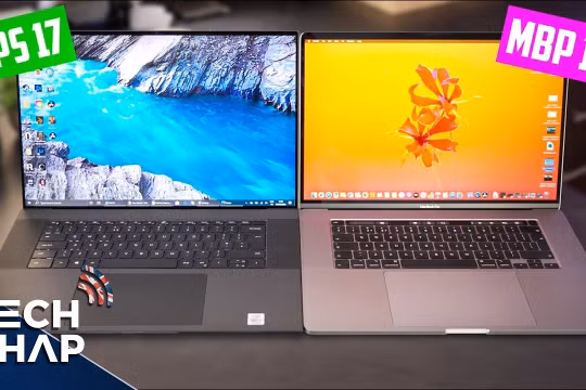 Cả Dell XPS 17 9700 và Macbook Pro 16 đều có mức giá rất cao (Ảnh: Tech Chap)