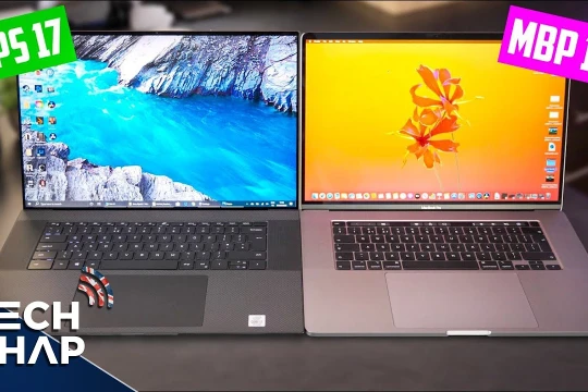 Cả Dell XPS 17 9700 và Macbook Pro 16 đều có mức giá rất cao (Ảnh: Tech Chap)