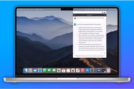 Truy cập ChatGPT trên Thiết bị Apple bằng MacGPT và watchGPT (Ảnh: Gizmochina)
