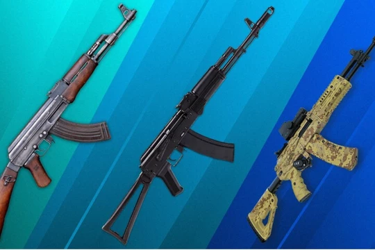 Những thay đổi nổi bật trên khẩu AK qua từng thời kỳ (Ảnh: RBTH)