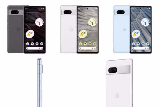 Rò rỉ hình ảnh chính thức của Google Pixel 7a trước ngày ra mắt (Ảnh: Gizmochina)