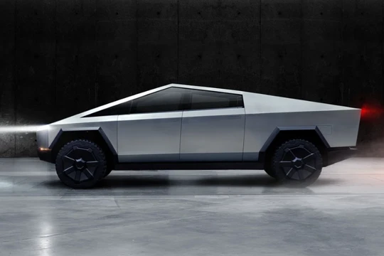 Cybertruck sẽ sử dụng camera làm gương chiếu hậu (Ảnh: Sammobile)