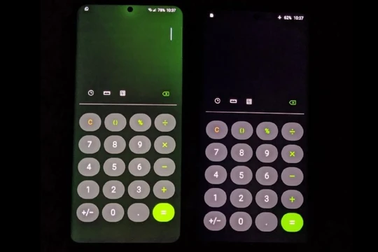 Samsung Galaxy S20 Ultra gặp lỗi màn hình xanh (Ảnh: Android Authority)