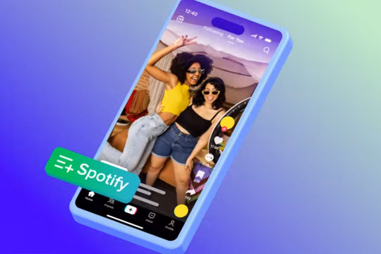 Giờ đây, người dùng có thể lưu các bài hát TikTok vào thư viện Spotify của mình (Ảnh: BGR)