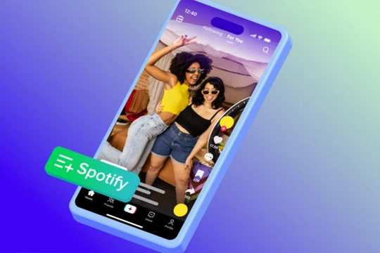 Giờ đây, người dùng có thể lưu các bài hát TikTok vào thư viện Spotify của mình (Ảnh: BGR)