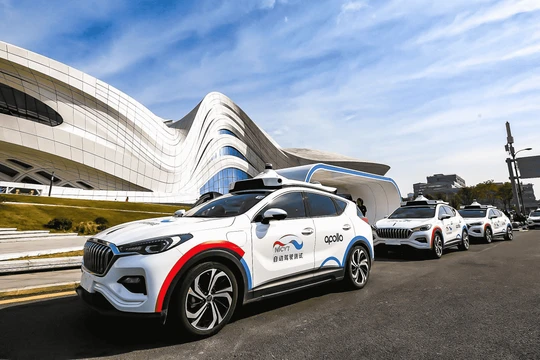 Apollo, một công ty sản xuất xe tự hành thuộc sở hữu bởi gã khổng lồ tìm kiếm Trung Quốc - Baidu. (Ảnh: Baidu)