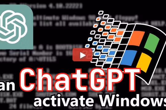 YouTuber dạy ChatGPT cách bẻ khóa Windows 95 (Ảnh: Tech Spot)