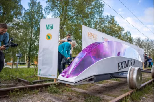 Eximus IV, chiếc xe giành chiến thắng trong cuộc thi tiết kiệm nhiên liệu Delsbo Electric (Ảnh: myjoyonline)