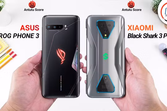 ROG Phone 3 vs Black Shark 3 Pro (Ảnh: Gadgets)