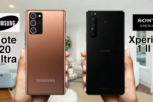 Sony Xperia 1 Marke 2 vs Samsung Galaxy Note 20 Ultra (Ảnh: Ali Tech)