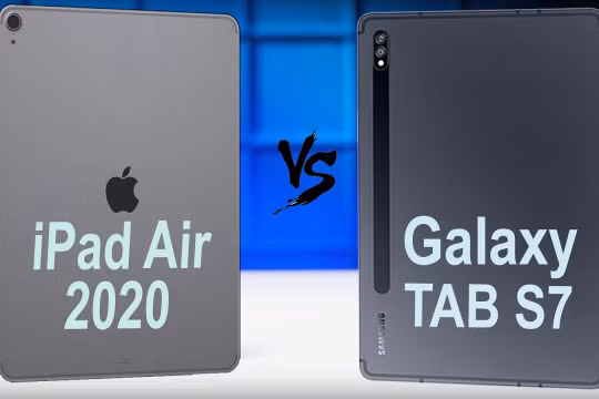 iPad Air 4 vs Samsung Galaxy Tab S7 (Ảnh: Youtube)