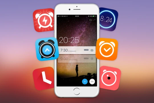 Ứng dụng báo thức trên điện thoại (Ảnh: TapSmart)