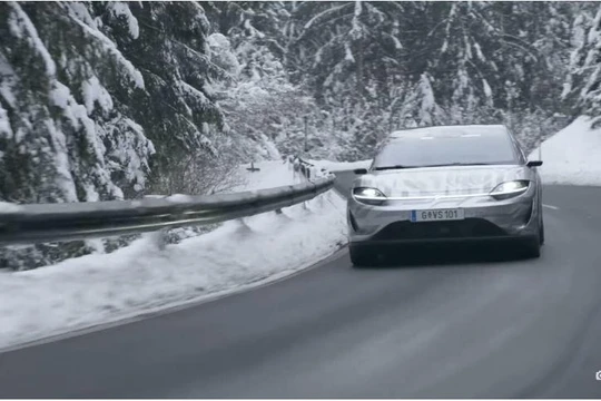 Chiếc xe hơi concept của Sony (Ảnh: The Next Web)