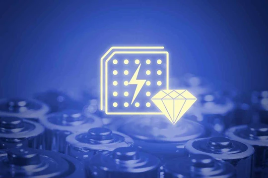 Pin kim cương có khả năng cung cấp năng lượng trong thời gian dài (Ảnh: Nikkei)