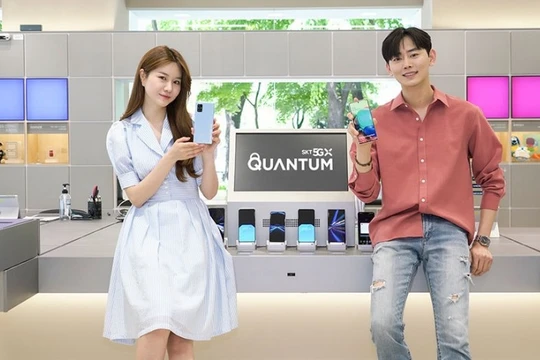 Mẫu Galaxy A Quantum 5G chính thức được Samsung cho ra mắt (Ảnh: Gmsarena)