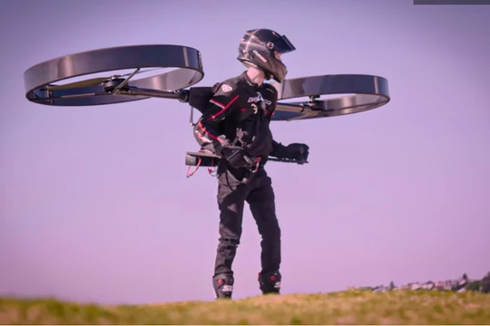 Thiết bị bay cá nhân được thử nghiệm tại Úc (Ảnh: Newatlas)