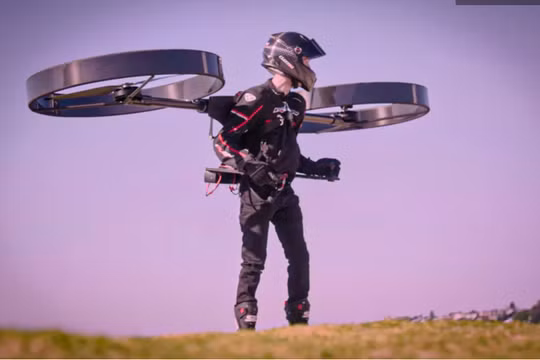Thiết bị bay cá nhân được thử nghiệm tại Úc (Ảnh: Newatlas)