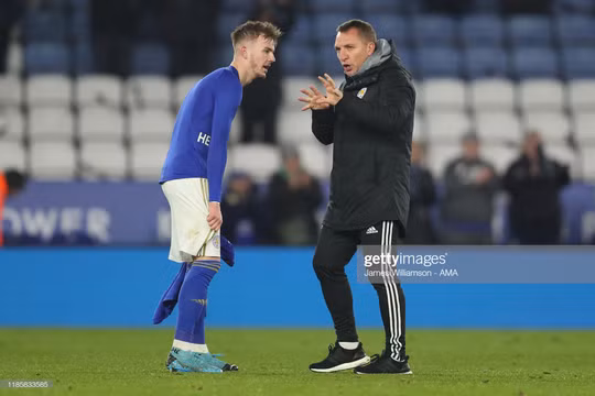 Brendan Rodgers đang có quãng thời gian tuyệt vời cùng với Leicester City (Ảnh: Getty)