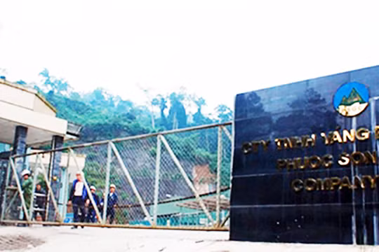 Công ty TNHH vàng Phước Sơn (thuộc Tập đoàn Besra tại Quảng Nam) 