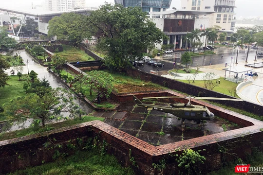 Một góc tường thành của Thành Điện Hải