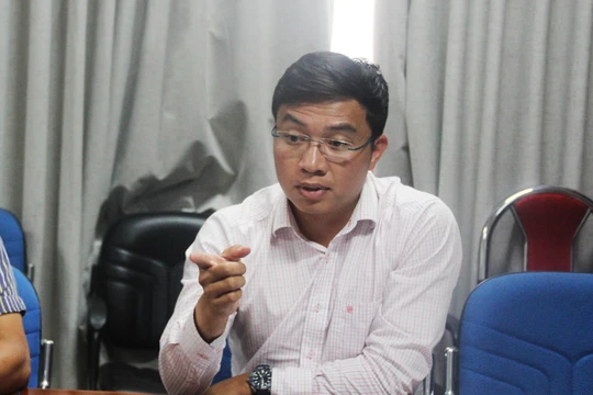 Ông Nguyễn Tiến Thành - Giám đốc Ban QLDA Dự án đường cao tốc Đà Nẵng - Quảng Ngãi.