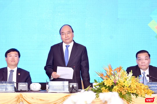 Thủ tướng Chính phủ Nguyễn Xuân Phúc phát biểu tại Diễn đàn Thanh niên khởi nghiệp 2018 với chủ đề “Tìm giải pháp đột phá cho Khởi nghiệp sáng tạo Việt Nam” do Trung ương Đoàn, Hội Liên hiệp Thanh niên Việt Nam tổ chức tại Đà Nẵng