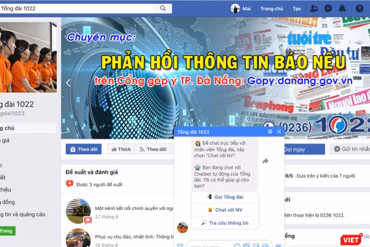 Trung tâm Thông tin dịch vụ công Đà Nẵng chính thức đưa thí điểm ứng dụng Chatbot trong cung cấp thông tin dịch vụ công trên địa bàn TP Đà Nẵng.