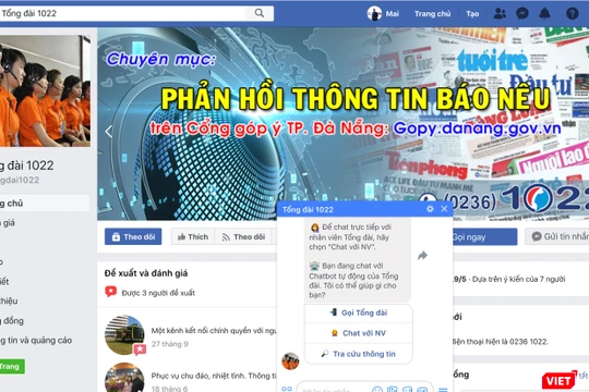 Trung tâm Thông tin dịch vụ công Đà Nẵng chính thức đưa thí điểm ứng dụng Chatbot trong cung cấp thông tin dịch vụ công trên địa bàn TP Đà Nẵng.