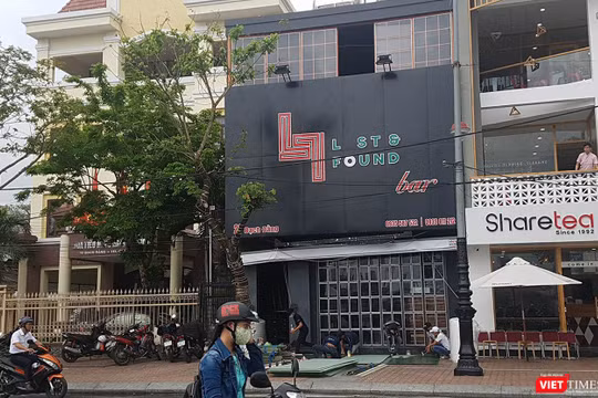 Quán Bar Lost & Found, địa chỉ số 28 Bạch Đằng, nơi xảy ra vụ hành hung và khống chế phóng viên đang tác nghiệp
