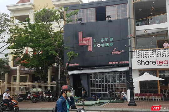 Quán Bar Lost & Found, địa chỉ số 28 Bạch Đằng, nơi xảy ra vụ hành hung và khống chế phóng viên đang tác nghiệp