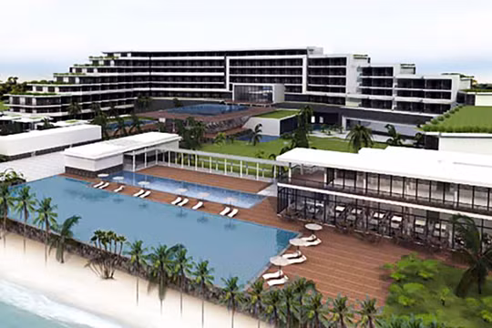 Phối cảnh dự án Khu Resort & Spa Marriott Hội An của Công ty Cổ phần Khu du lịch và Khách sạn Phát Đạt Quảng Ngãi (ảnh Resort & Spa Marriott Hội An).