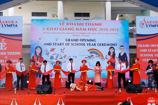 Hệ thống trường liên cấp Sakura-Olympia được đưa vào hoạt động và khai giảng năm học mới 2018-2019.