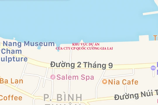 UBND TP Đà Nẵng vừa có văn bản gửi các cơ quan chức năng về việc tạm ngừng cấp phép xây dựng và chuyển nhượng BĐS thuộc dự án Tổ hợp Khu dân cư, Thương mại - Dịch vụ tại đường 2/9 (quận Hải Châu, TP Đà Nẵng) của Công ty CP Quốc Cường Gia Lai.