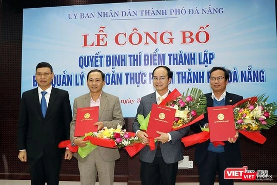 Sáng 30/12, UBND TP Đà Nẵng đã chính thức công bố Quyết định thành lập Ban Quản lý An toàn thực phẩm (ATTP) TP Đà Nẵng