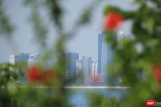 Một góc thành phố Đà Nẵng nhìn từ bán đảo Sơn Trà