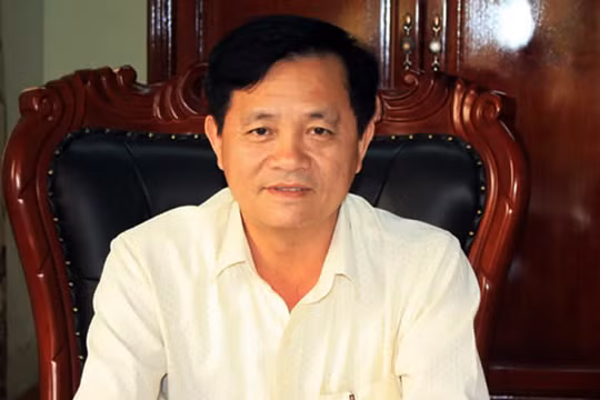 Ông Lê Văn Sơn, Phó Bí thư Quận ủy, Chủ tịch UBND quận Cẩm Lệ (ảnh Đinh Nga CAĐN)